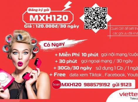 Đăng Ký Gói 4G Viettel Miễn Phí Data Truy Cập Mạng Xã Hội Facebook, Tiktok, Youtube 