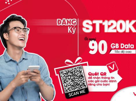 Các gói 4G Viettel 120K có 60Gb data tốc độ cao 2024