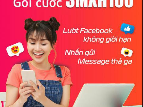 3MXH100 Viettel gói cước mạng xã hội ưu đãi khủng 90Gb 3 tháng