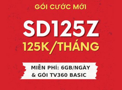 Ưu đãi cực khủng với SD125Z Viettel 180Gb chỉ 125k/tháng