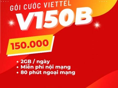 Gói cước Viettel siêu data 60Gb 150k/ tháng Free cước nội, ngoại mạng