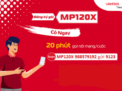 Gói nội mạng Viettel ưu đãi 1000 phút 30 ngày chỉ 120k/ tháng