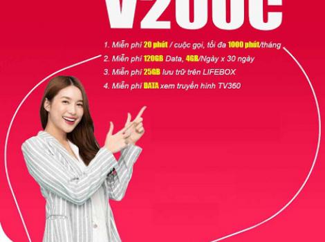 Gọi nội ngoại mạng thả ga với gói cước V200C Viettel