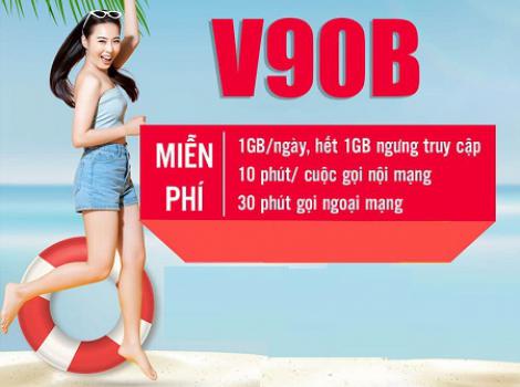 Ưu đãi khủng với combo gọi thoại và 30Gb data tốc độ cao với gói cước V90B Viettel