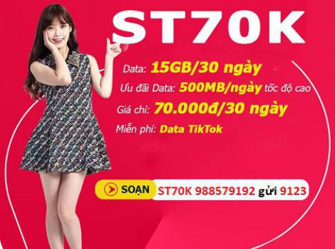 Truy cập internet với gói cước siêu tốc độ mạng ST70K Viettel