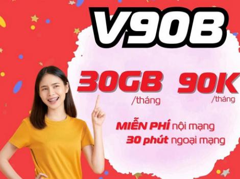 Đăng ký gói cước Viettel 90K 1 tháng có 30Gb + Free cước gọi nội ngoại mạng