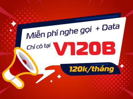 Đăng ký gói cước Viettel 120K 1 tháng có 45Gb + Free cước gọi nội ngoại mạng