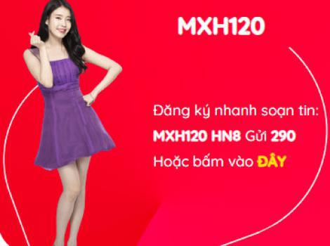 Gói cước MXH Viettel nhận data hấp dẫn truy cập mạng xã hội không giới hạn 120.000đ/ tháng