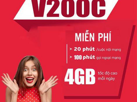 Không Lo Hết Data Với Gói Cước V200C Viettel Ưu Đãi Khủng
