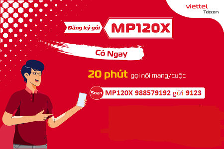 Gói nội mạng Viettel ưu đãi 1000 phút 30 ngày chỉ 120k/ tháng