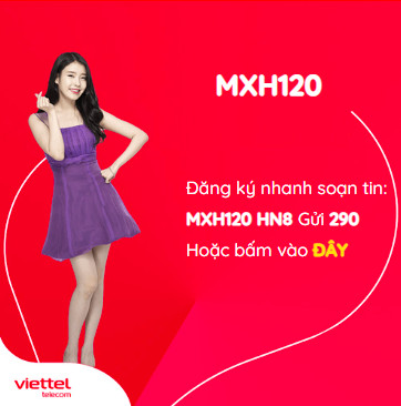 Gói cước MXH120 Viettel