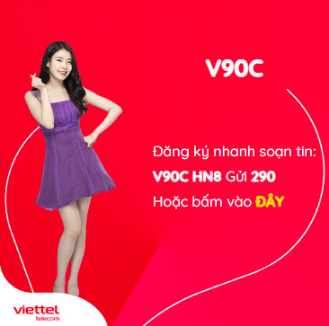 Gói cước V90C Viettel mới nhất