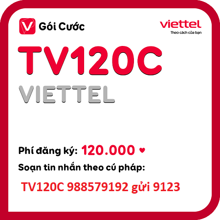 Gói TV120C Viettel