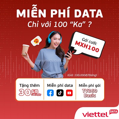 Gói Cước MXH100 Viettel
