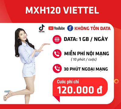 Gói MXH120 Viettel