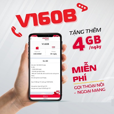 gói cước V160B Viettel