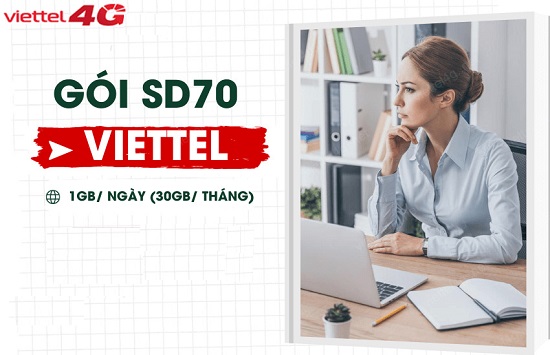 Vui tết với gói cước SD70 không lo hết data ưu đãi 30Gb data tốc độ cao