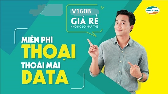 Gói ngoại mạng Viettel cước phí 160k/ tháng
