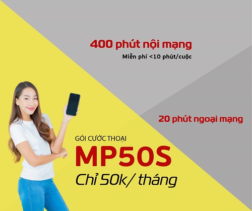 Gói ngoại mạng Viettel cước phí 50k/ tháng
