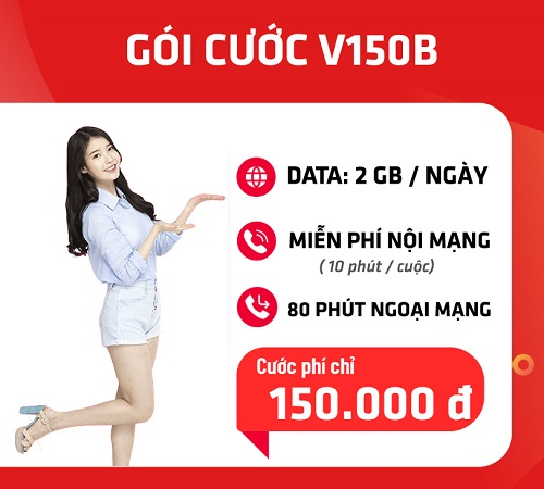 Gói cước combo Viettel 150k/ tháng