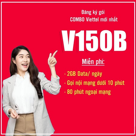 Gọi nội ngoại mạng thả ga với gói cước V150B Viettel